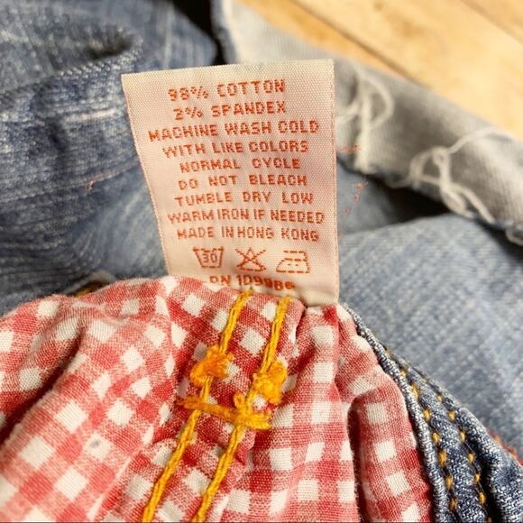 Jessica Simpson Denim 5" Cut Off Jean Shorts Size 9 - Picture 6 of 6